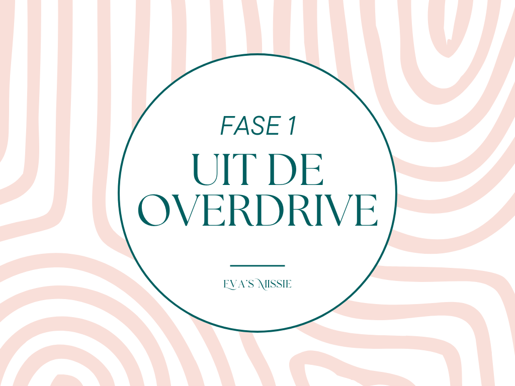 FASE 1: Uit de overdrive